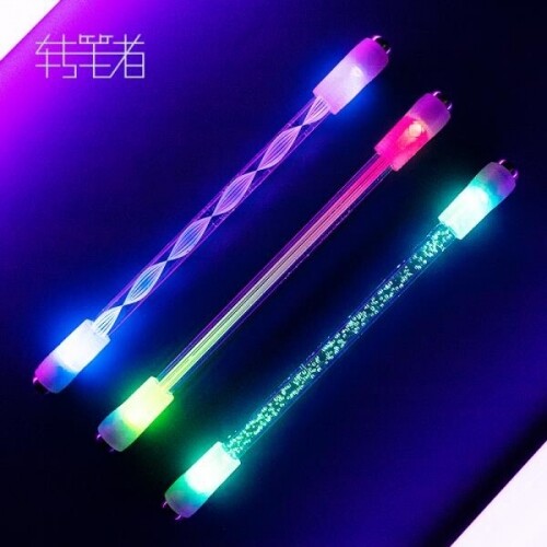 체리 다채로운 발광 터닝 LED 펜 핑거댄스 스틱