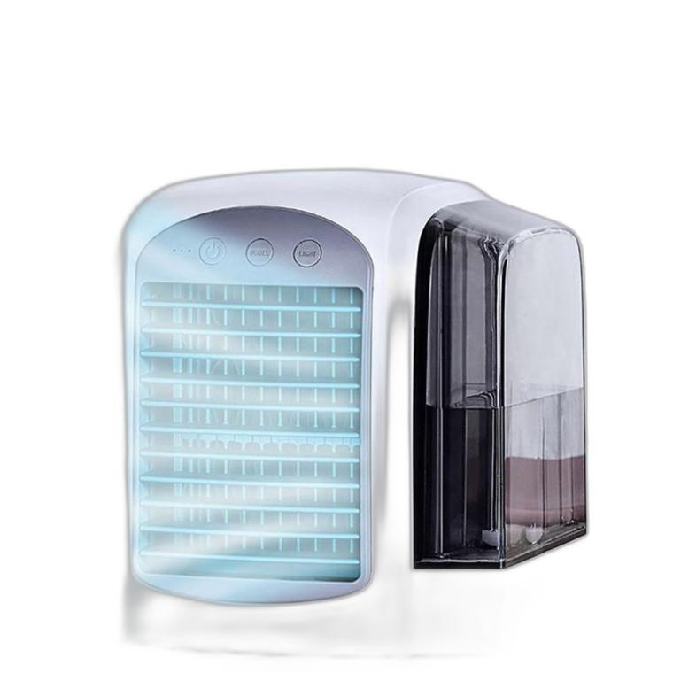 LED 탁상용 냉풍기 북유럽풍 무드등 선풍기 수냉식 휴대용 핸드 핸디 저소음
