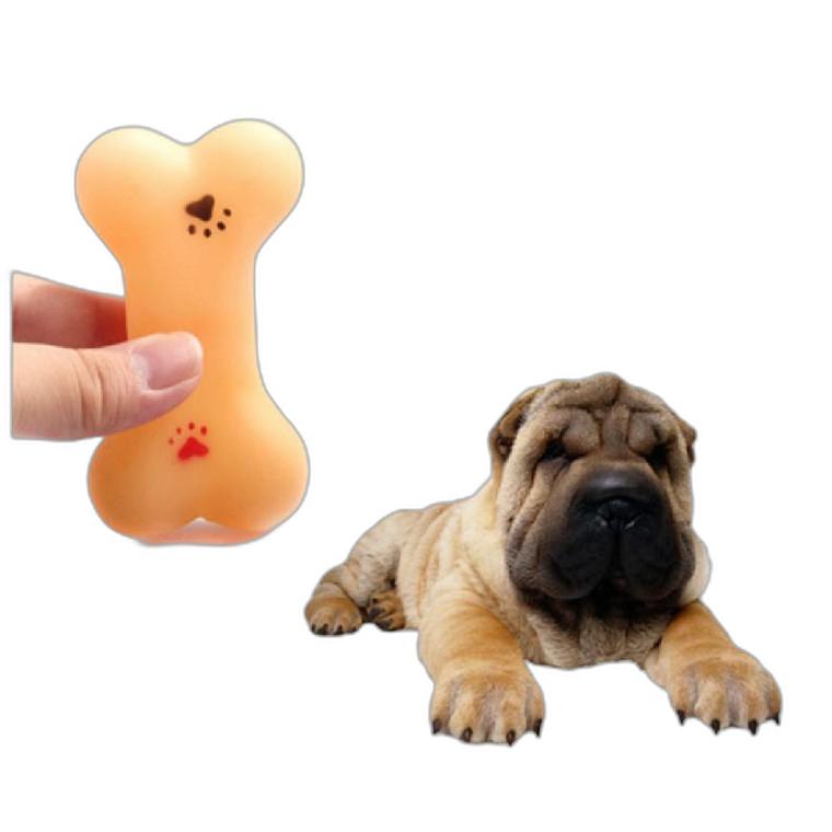 애견씹기 강아지 장난감 소프트한 뼈다귀 모양