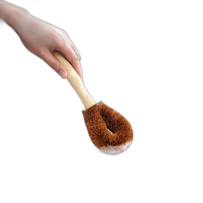 주방용 손잡이 도넛모양 코코넛 친환경 브러쉬 세척솔