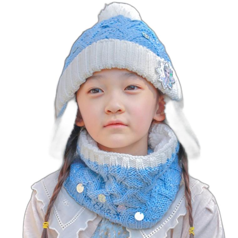 용품 목도리 아동 유아 세트 방한 겨울 왕국2 샤인펄