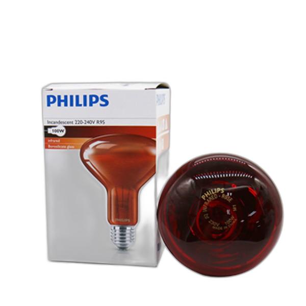 필립스 적외선램프 100W 적외선조사기용 온열빔 원적외선