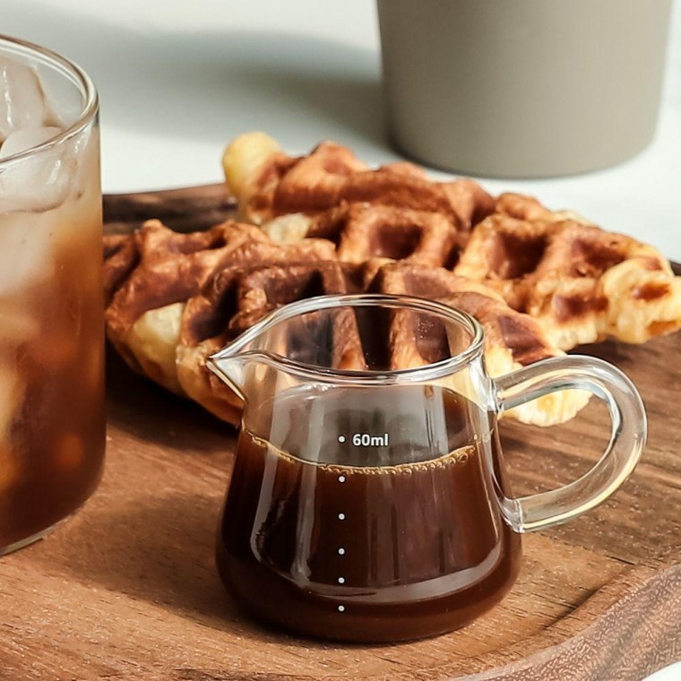 커피 에스프레소 추출 샷 잔 유리 내열 바리스타 라떼 아메리카노