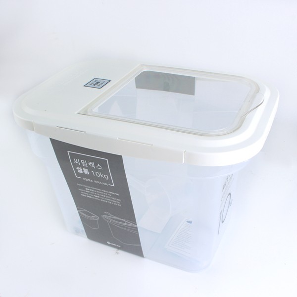 쌀 보관 보관함 매직크린 10kg 보관용기 독립형 실리콘 밀봉 건강 식품 저장용기
