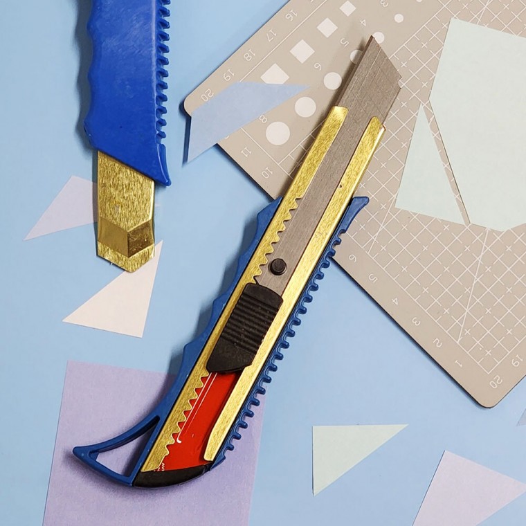 칼 도구 자르기 중형 문구칼 작업 손잡이 블레이드 스틸 예술 디자인 소재