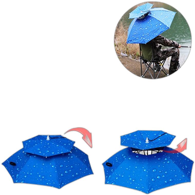 [히트템] 더블 핸즈프리 2단 모자우산 우양산 양산 우양산