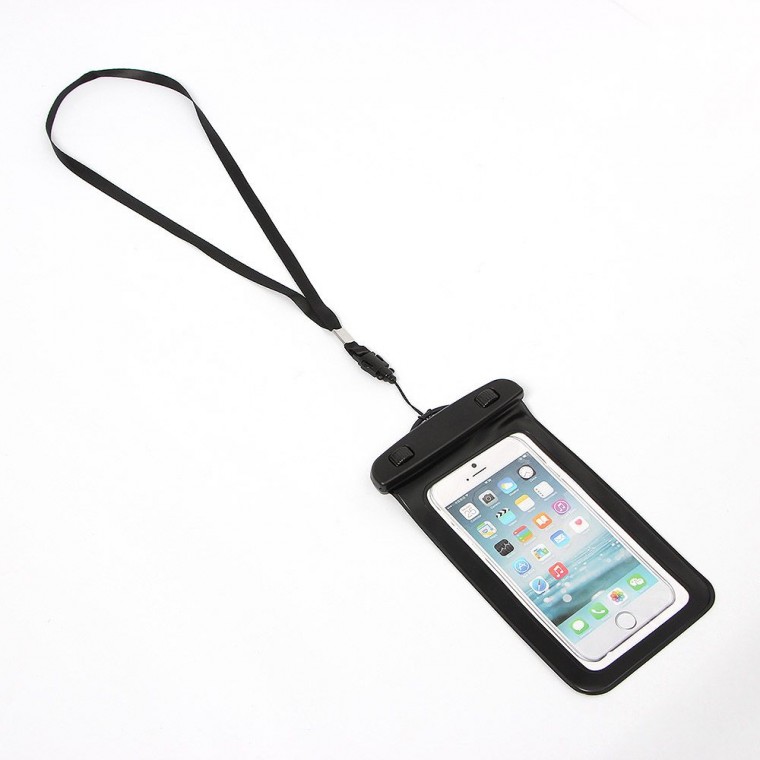 암밴드+ 넥스트랩 스마트폰 방수팩(블랙) IPX8 케이스 휴대폰