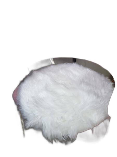 인조 양털 거실 의자 퍼 원형 러그45cm