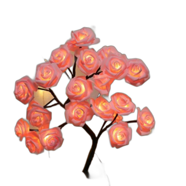 꽃잎 전구 조명구 장미 LED 조명 인테리어 스탠드램프 인테리어소품 카페인테리어 꽃다발