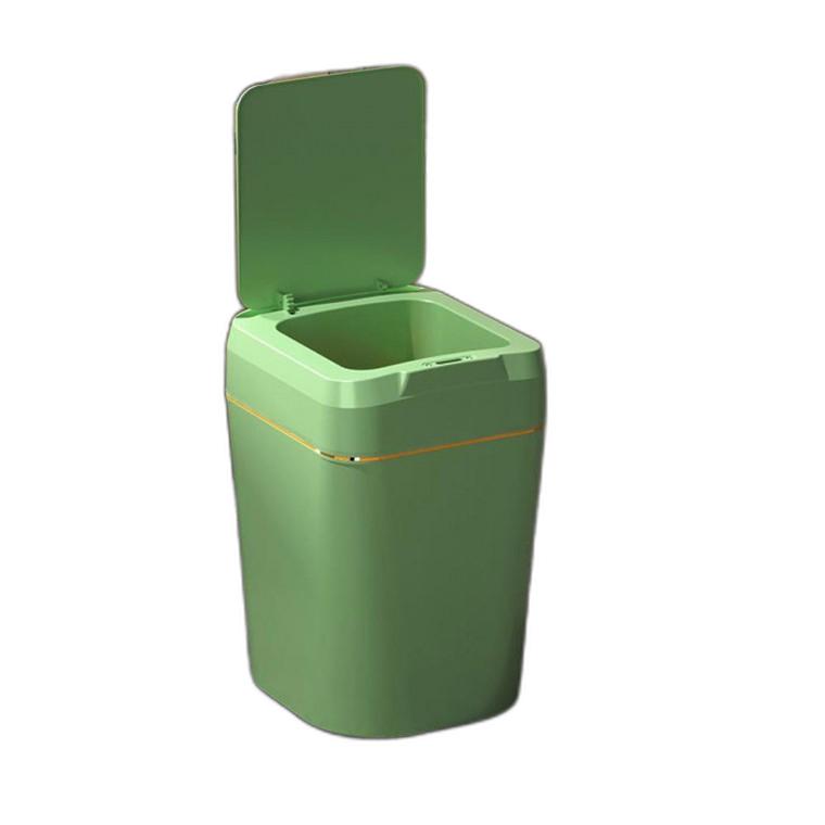 감지 센싱 자동화 (12L 그린) 용량 분리수거 쓰레기 쓰레기통 쓰레기봉투 환경 청소