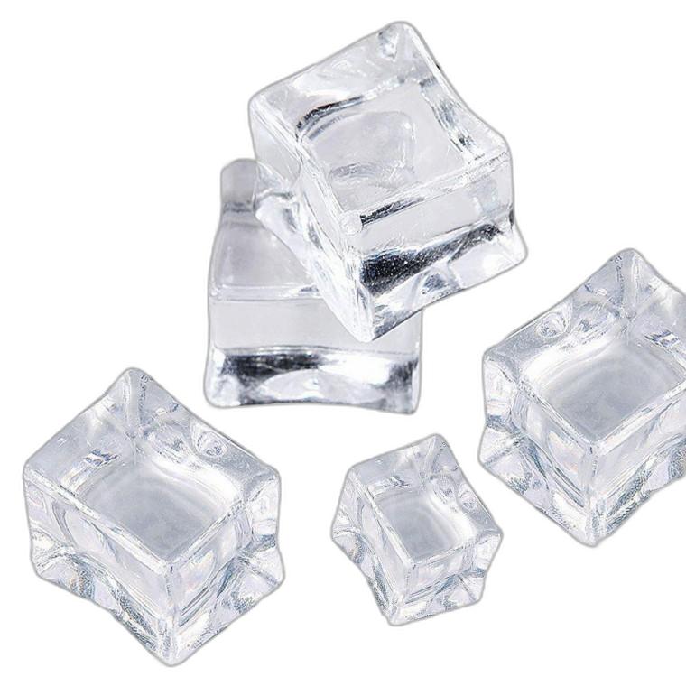 아크릴 시트 투명 모형 15mm 1봉지(50개) 인공 컵 얼음판 재료 두께 1봉지 포장