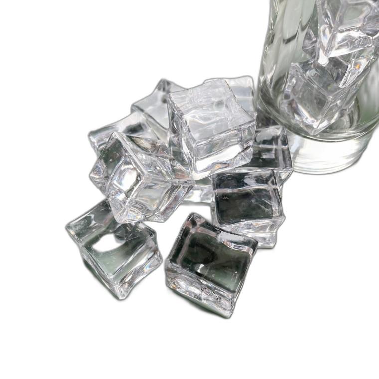 아크릴 시트 얼음 모형 25mm (50개) 조각 제작 두께 50개 포장 상자 스크래퍼