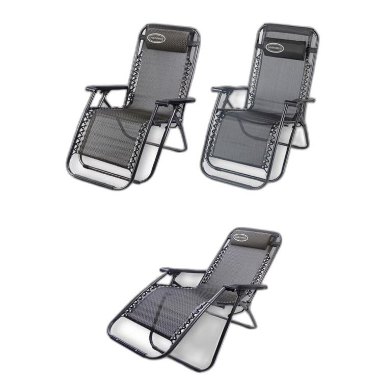 리브포어스 접이식 리클라이너 의자 휴대용 폴딩 안락 침대 무중력