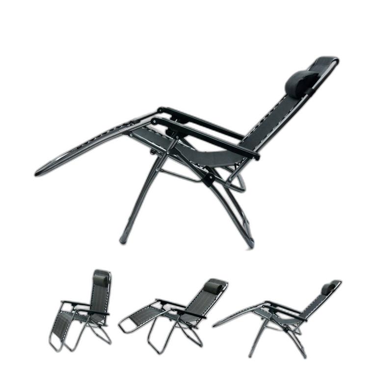 무중력 리클라이너 의자 각도조절 접이식 의자 침대