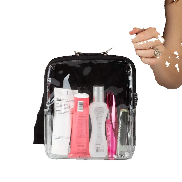 투명파우치 투명 화장품 가방 휴대용 보관 가방 여행 간단한 보관 가방 화장품 가방 방수