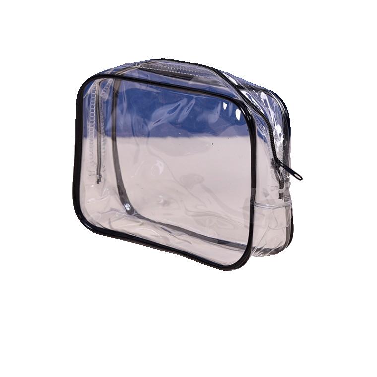 투명파우치 휴대용 여행 화장품 가방 건조 및 습식 분리 세척 가방 스킨 케어 제품 보관 가