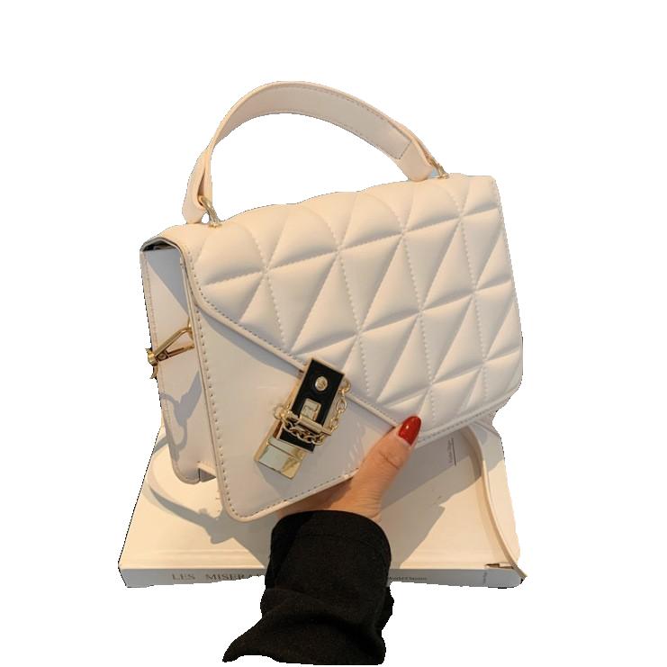 상신 복고 단색 작은 가방 2023 가을 신상 패션 크로스백 서양기 링거 심플 휴대용 여자 가방
