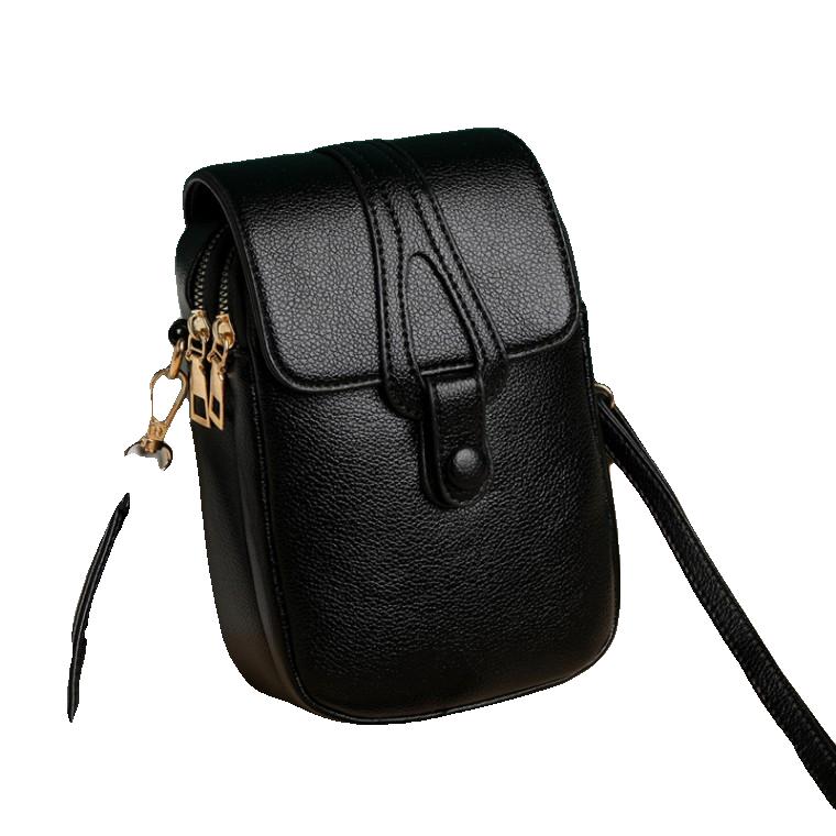 여자 가방 2023 신형 패션 제로 지갑 트렌드 심플한 단색 긴 미니 숄더 크로스 휴대전화 가방