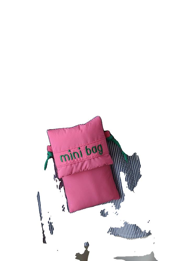 귀엽고 소프트하고 귀여운 핸드폰 가방 학생 미니 숄더 크로스백 여소중 디자인 가방 작은 가방