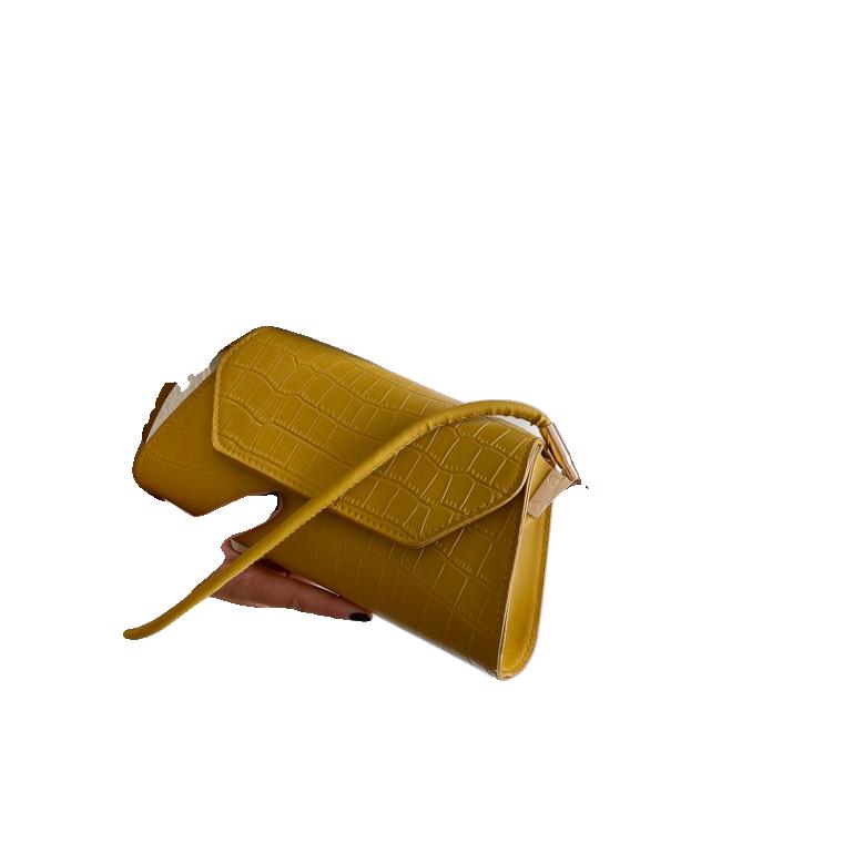 세련되고 심플한 숄더백 여성 신상 돌무늬 바게트 가방 겨드랑이 가방 프랑스 질감 유행 작은 가방