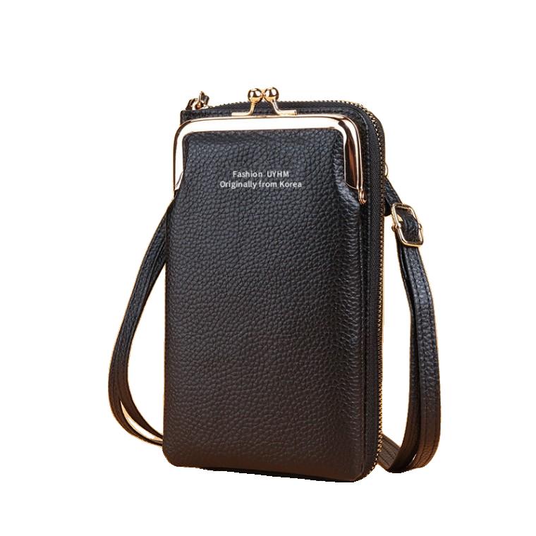 공장 도매 여지 무늬 숄더 작은 크로스백 순색 다기능 핸드폰 가방 대용량 작은 가방 여자