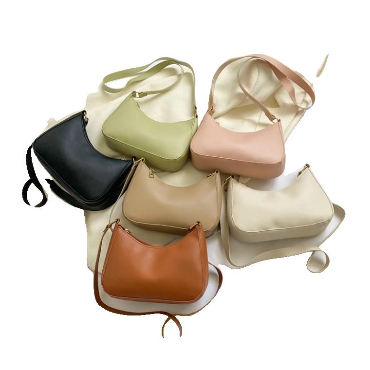 홍콩풍 패션 휴대용 가방 신상 2023 샤오팡바오 서양 기질감 숄더백 패션 여자 가방 겨드랑이 가방