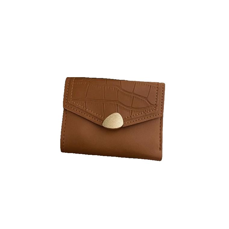 지갑 여자 여름 짧은 카드 가방 새로운 접기 패션 심플한 디자인 속매통 도매 한 가지 대리 상품
