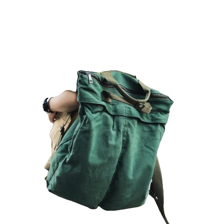 캐주얼 중형 백팩 빈티지 대용량 투웨이 캔버스백 노트북 가방