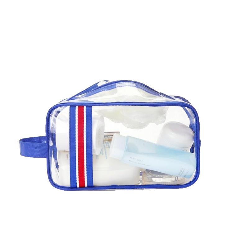 pvc파우치 통관 대용량 휴대용 보관 세척 가방 야외 Pvc 방수 투명 화장품 가방 휴대용