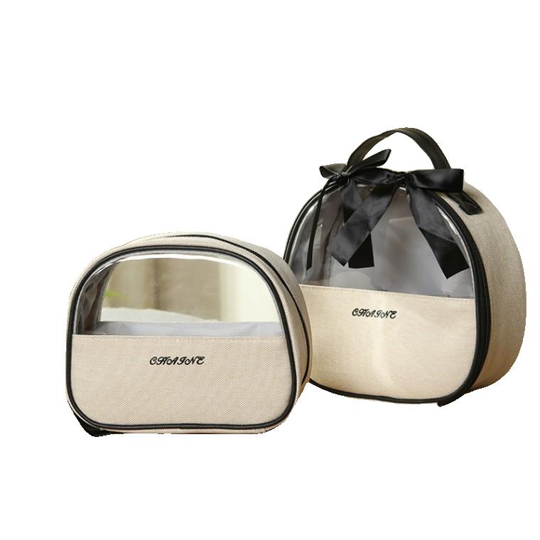 메이크업박스 2021 새로운 활 여성 패션 심플 대용량 휴대용 화장품 보관 상자 세척 가방