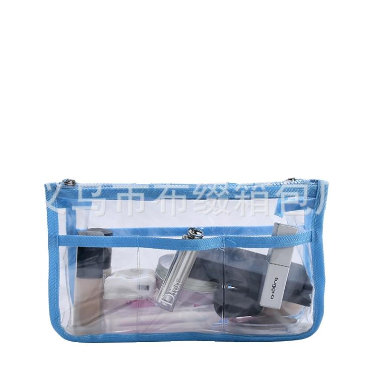 pvc파우치 공장 횡단 투명 휴대용 손 씻기 가방 대용량 화장품 보관 가방 야외 여행 방수