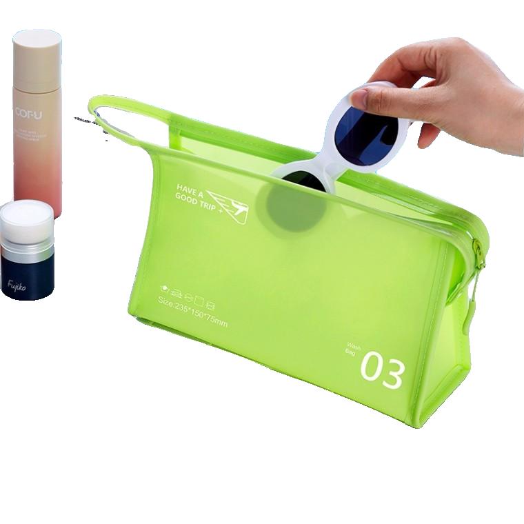 pvc파우치 새로운 여행 고가 보관 가방 단색 Pcv 방수 화장품 가방 대용량 젤리 워시