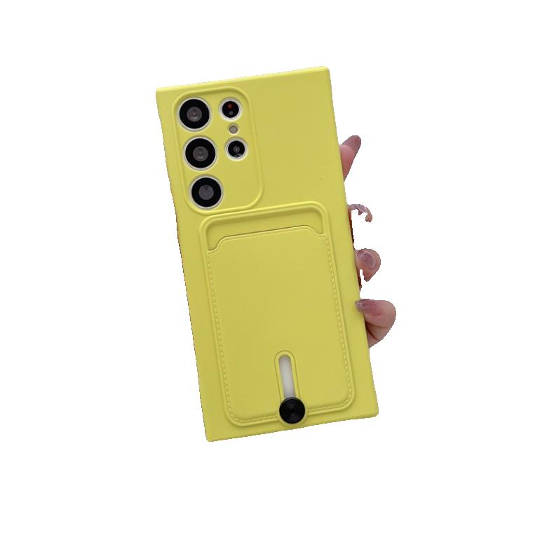 s23케이스 단색 카드 가방 휴대 전화 케이스 S23/S22/S20fe 보호 커버 A53/