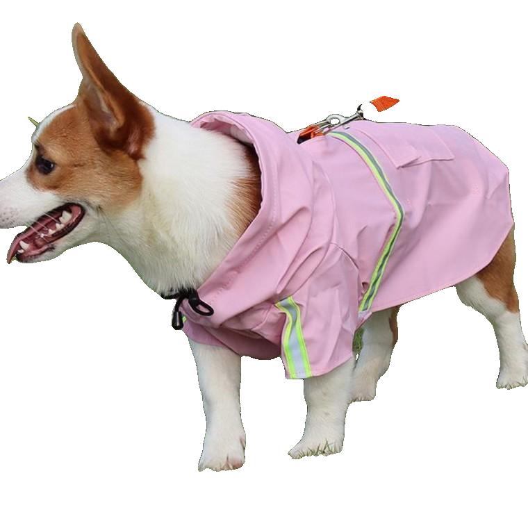 강아지 반사 레인코트 우비 방수 비옷 반려 동물 1P XL 애견 용품