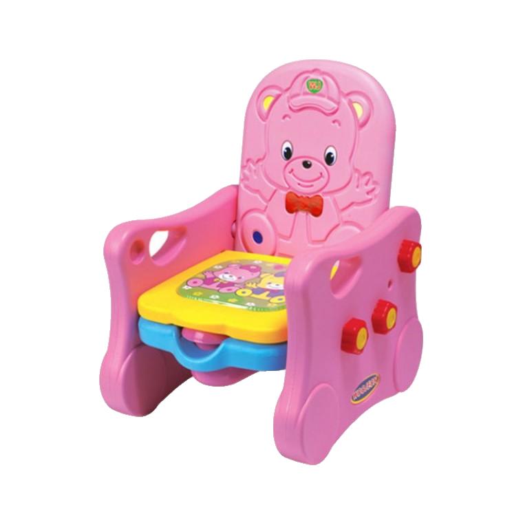 유아 아기곰 멜로디 변기 1P 배변훈련 화장실 의자