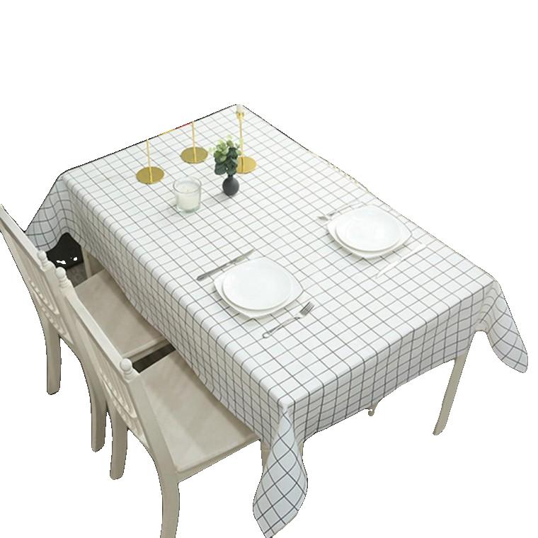 홈파티 격자무늬 식탁보 2p 180x137cm 방수 테이블보 테이블인테리어