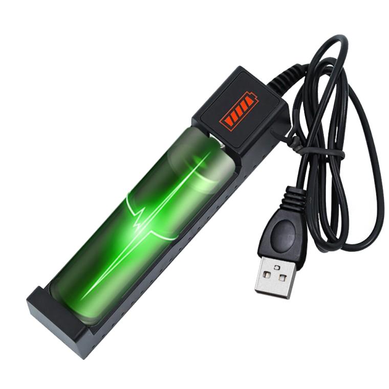 리튬이온 배터리 충전기 USB 1구용 8가지 밧데리 18650 16340