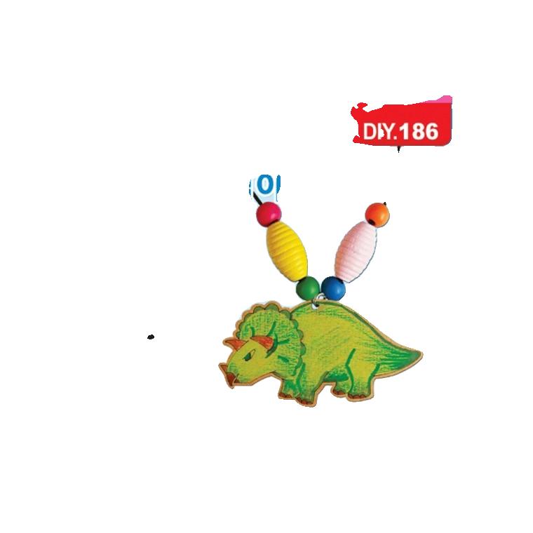 유니아트 (DIY.186) 목걸이 만들기 (종이 공룡 no.3)