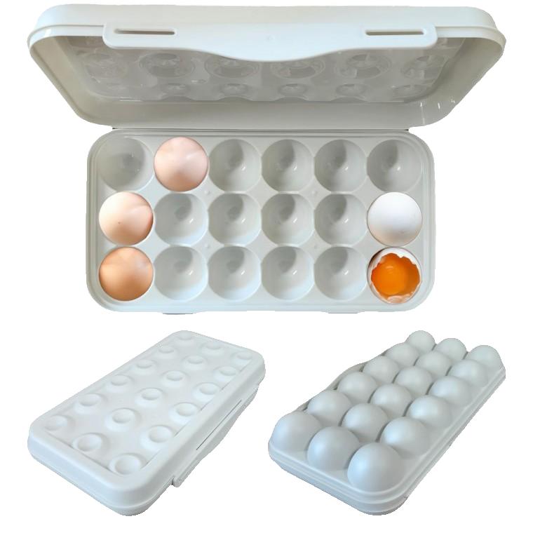 밀폐형 18구 계란보관 달걀 냉장고보관용기 달걀보관