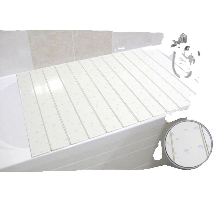물방울무늬 욕조 덮개 (소형) 국산 반신욕 트레이 PVC 욕실용품 테이블