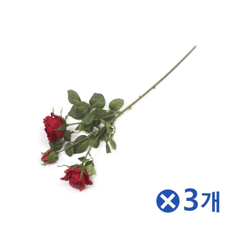 꽃다발 꽃바구니 꽃장식 장미 레드x3개 꽃꽂이 꽃집 꽃케이크 꽃선물 꽃다발배달