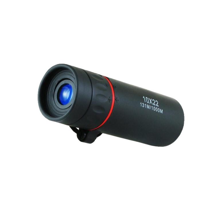 렌즈 적외선 코팅 Well 10x22 휴대용 단망경 확대 초점 산광 조리개 빛반사