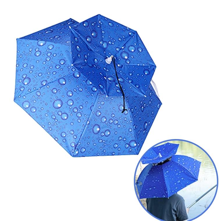 양손의자유 더블 핸즈프리 모자 우산 양산 DD-10876 패션소품 자동우산 낚시우산