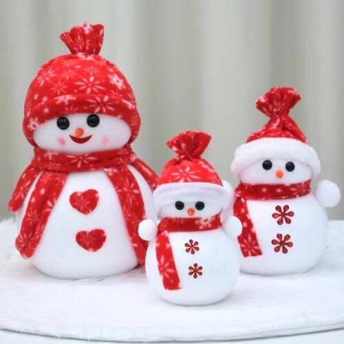 크리스마스 귀여운 인테리어 눈사람 인형 장식 소품