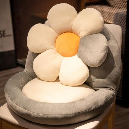 의자 바닥 부드러운 꽃 모양 인테리어 쿠션 방석