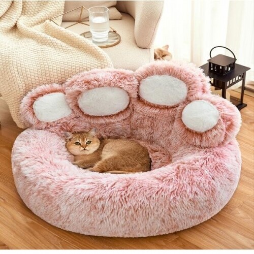 가정용 발바닥 모양 애완동물 침대 침실 쿠션 방석
