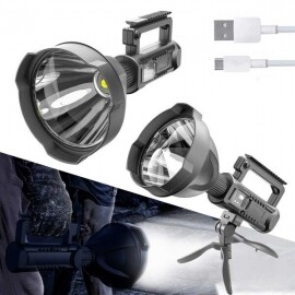 XHP70 강력한 LED 손전등 휴대용 라이트 방수 USB 충전 8000 루멘