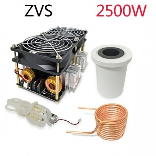 소형 ZVS 고주파 전가 유도가열기계 2500W 금속제련도