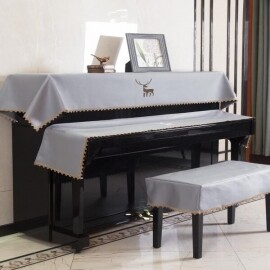 디지털 피아노덮개 공용 럭셔리 북유럽 커버천 건반의자세트 카바 누비 전체