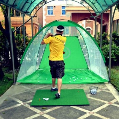 가정용 골프연습장 만들기 그물텐트 3m 실내와 야외 간단설치 가림막 스윙연습기